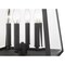 Z-Lite Broughton Outdoor Post Mount Fixture, 4-Light, 12.5 In.W x 21.75 In.H, Black/Clear Beveled 521PHBS-BK - alternate 4